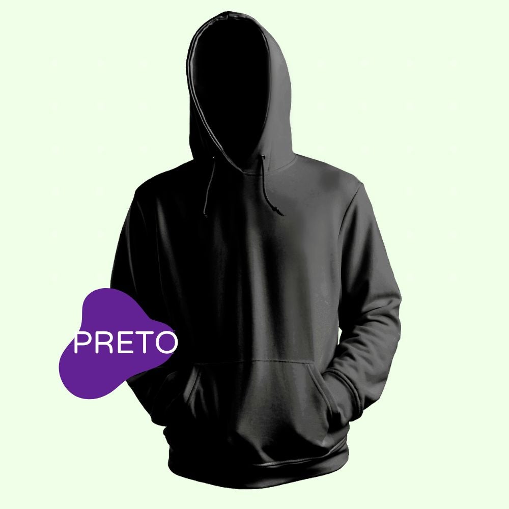 moletom blusa canguru personalziado empresa casal preto